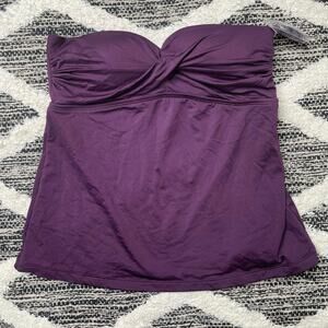 NWT Target Mossimo Plum Purple Tankini Top size xsmall